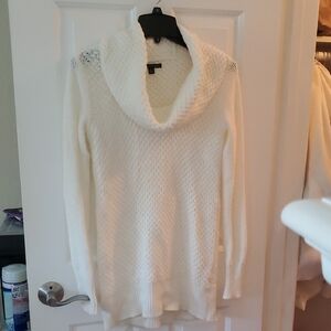 American Eagle Outfitters Cream Cowl Neck Sweater